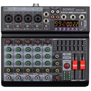Mesa de Mistura 7 Canais c/ USB/MP3 Bluetooth DSP PC Equalizador