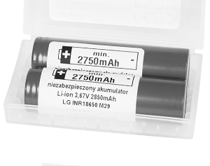 Bateria Recarregável lítio 18650 2850mAh 3.6V LG (1 unidade)