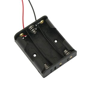 Suporte 3 Pilhas AA c/ Cabo 15cm