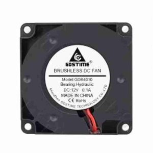 Ventilador 12V DC de refrigeração turbocompressor 40x40x10mm
