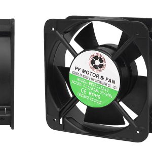 Ventilador 220V AC Metálico Rolamento Esferas 120x120x25mm